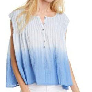 Free People Little Bit of Something Ombre Blouse M